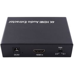 HDMI Audio Extractor 4k to RCA/SPDIF/HDMI