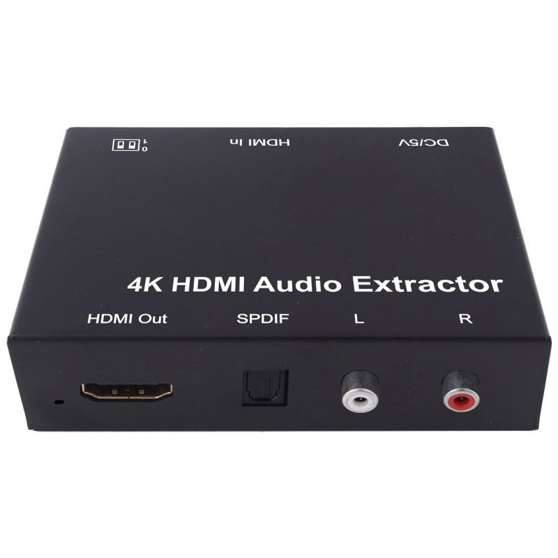 HDMI Audio Extractor 4k to RCA/SPDIF/HDMI