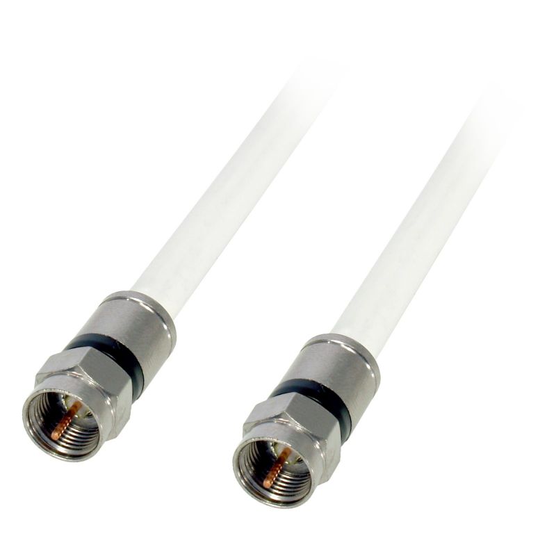 Prolongador coaxial con conectores F macho 3m Televes